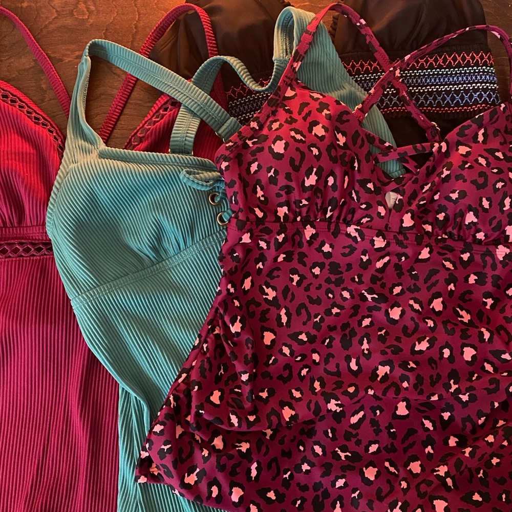 Bundle of small tankini tops